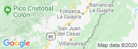 San Juan Del Cesar map
